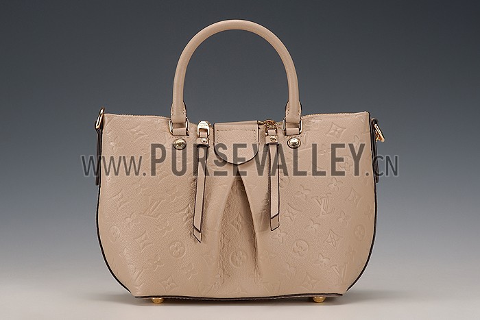 Louis Vuitton Mazarine Empreinte PM Bag Beige