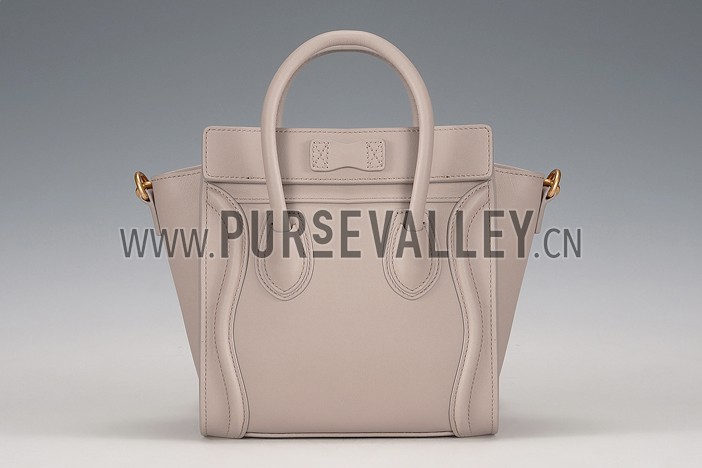 Celine Nano Luggage Beige