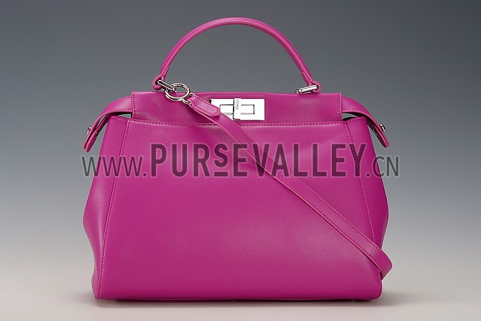 Fendi Peekaboo Medium Magenta Bag