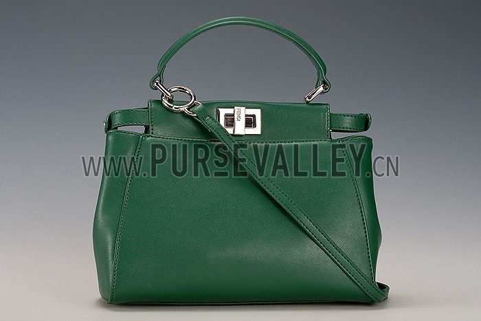 Fendi Peekaboo Mini Green Bag