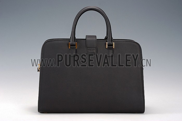 Saint Laurent Monogram Cabas Medium Black Bag