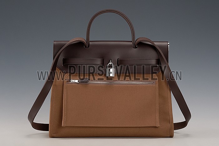 Hermes Herbag Brown