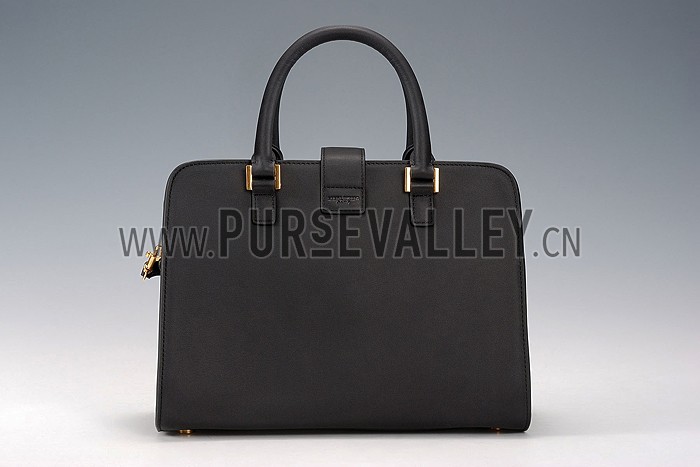 Saint Laurent Monogramme Cabas Small Black Bag