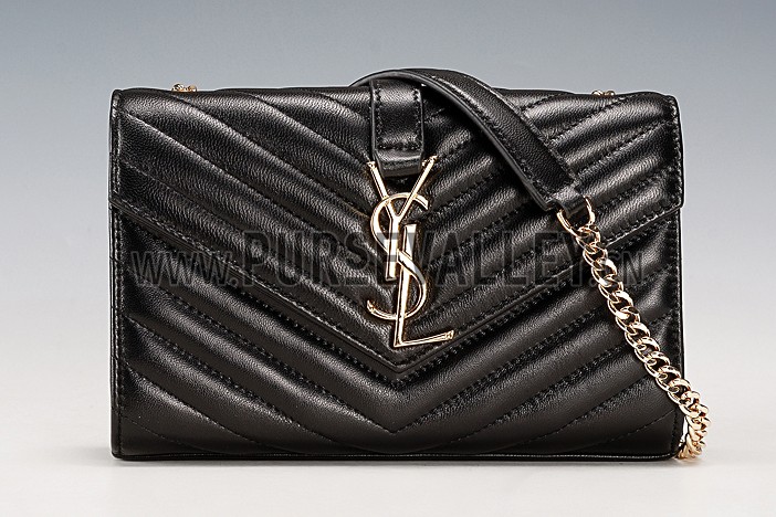 Saint Laurent Small Monogram Black Bag