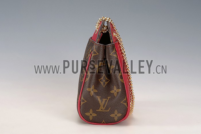 Louis Vuitton Monogram Kimono Shoulder Bag Dark Red