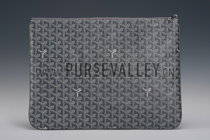 Goyard Large Pouch Grey