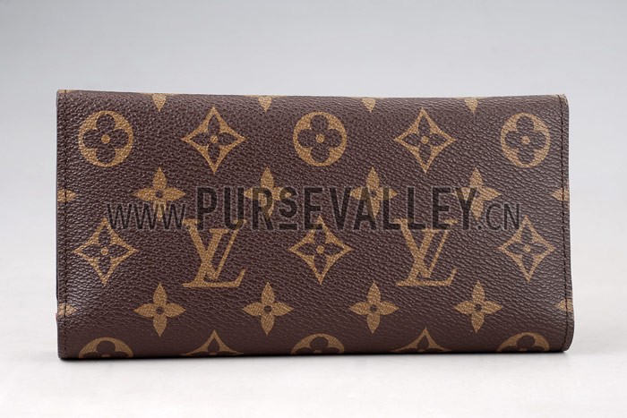 Louis Vuitton Josephine Monogram Long Rouge Wallet