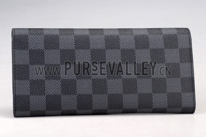 LV Adjustable Damier Graphite Wallet