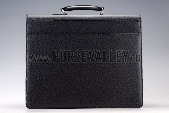 Louis Vuitton Robusto 2 Compartments Taiga Leather Black