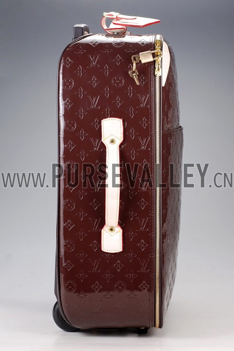 Louis Vuitton Brown Vernis Pegase 55