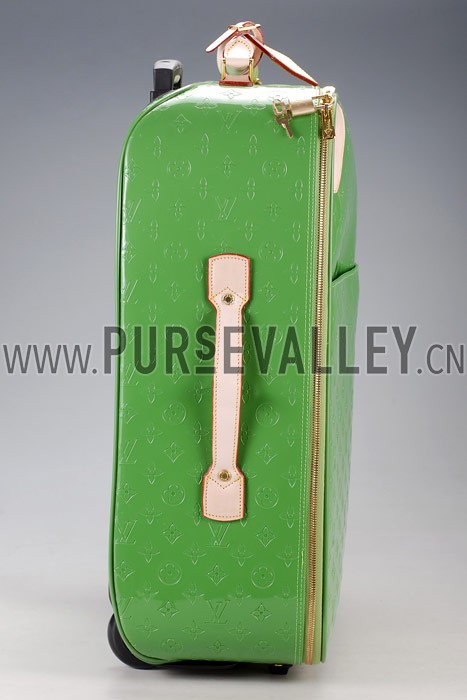 Louis Vuitton Green Vernis Pegase 55