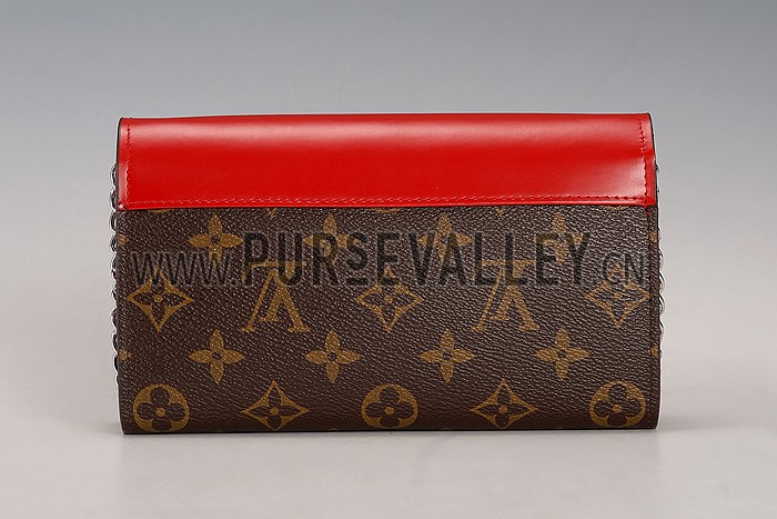 Louis Vuitton Tribal Mask Chaine Wallet Red