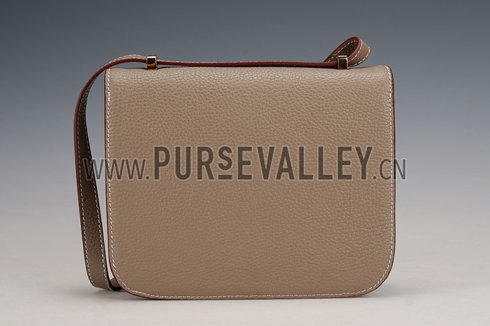 Hermes Constance Khaki with Golden Buckle