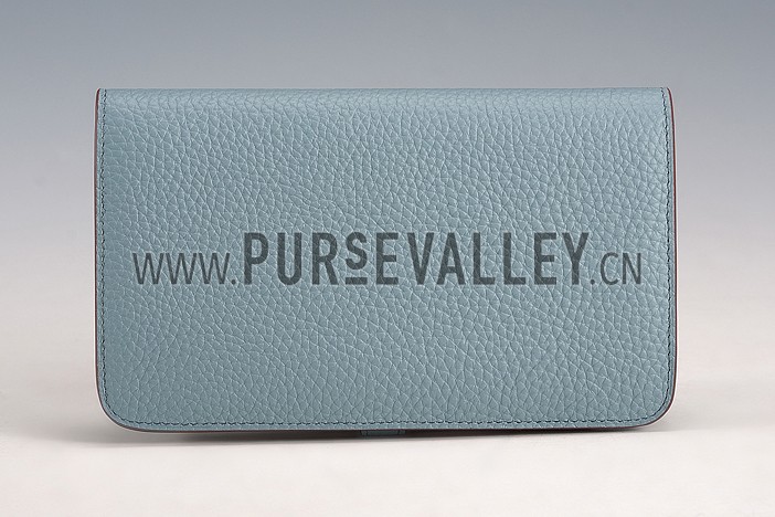 Hermes Dogon Wallet Etain Grey 608076