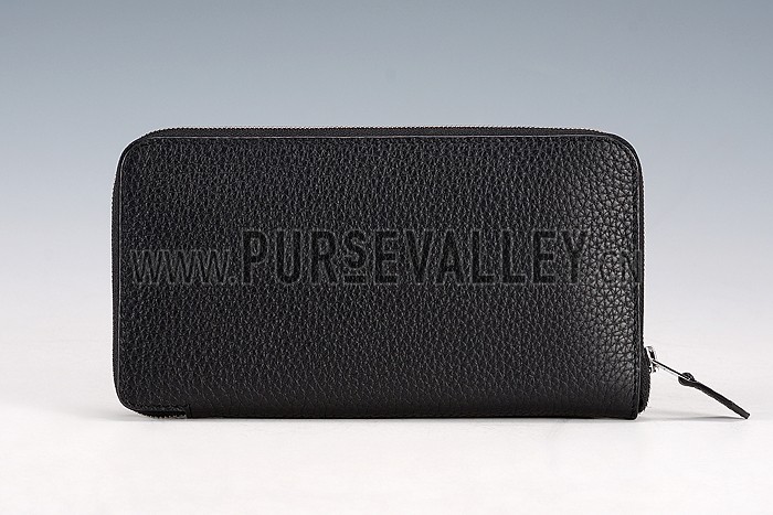 Hermes Evelyne Long Wallet Black 608017