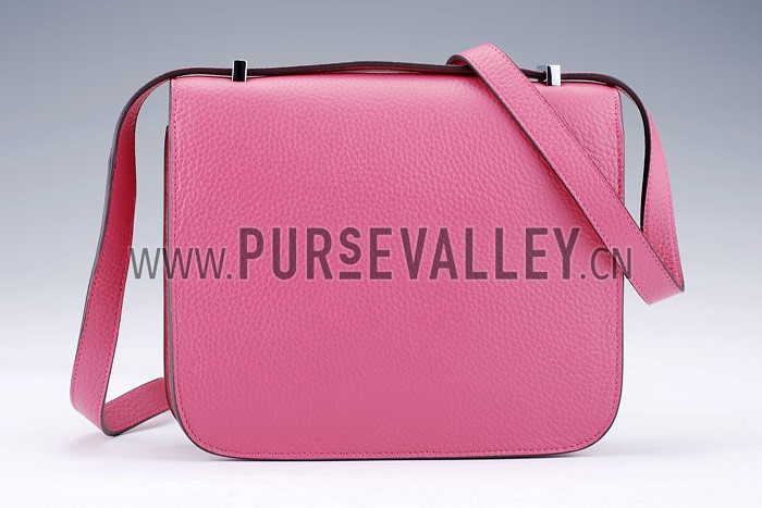 Hermes Constance Pink with Silver Buckle