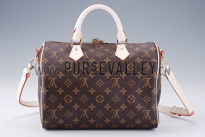 Louis Vuitton Monogram Speedy 30 with Shoulder Strap