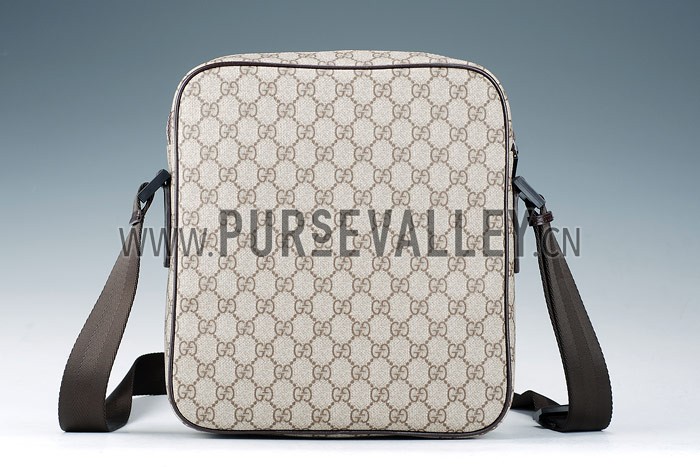 Gucci Canvas Overall Small Messenger Bag Beige