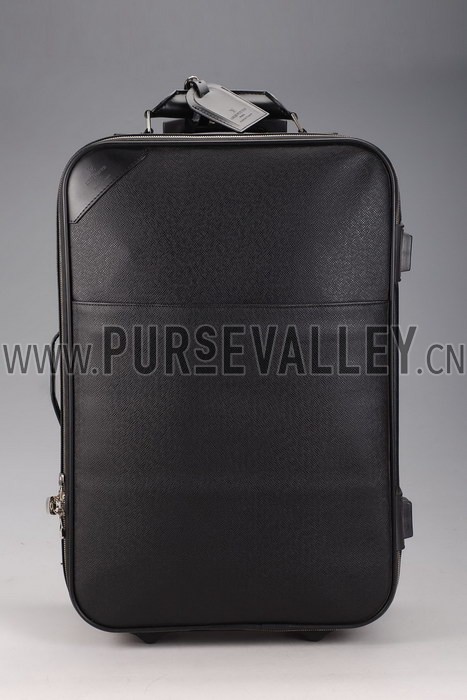 Louis Vuitton Pegase 55 Black Taiga