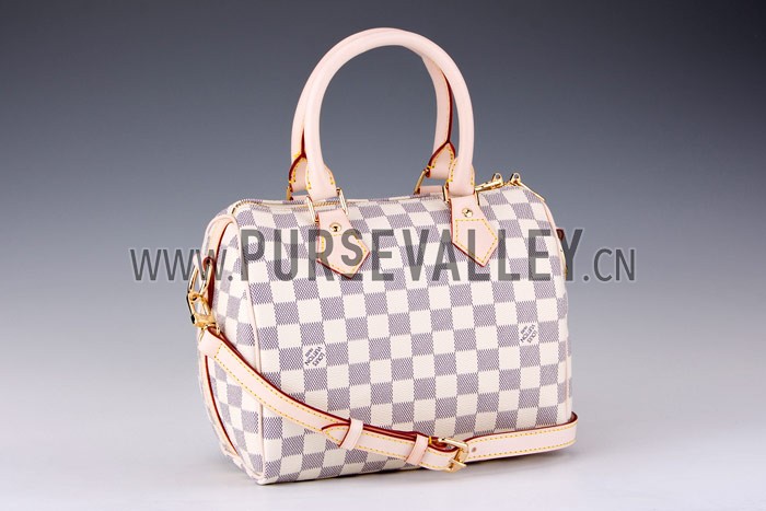 Louis Vuitton Damier Azur Speedy 25 with Shoulder Strap