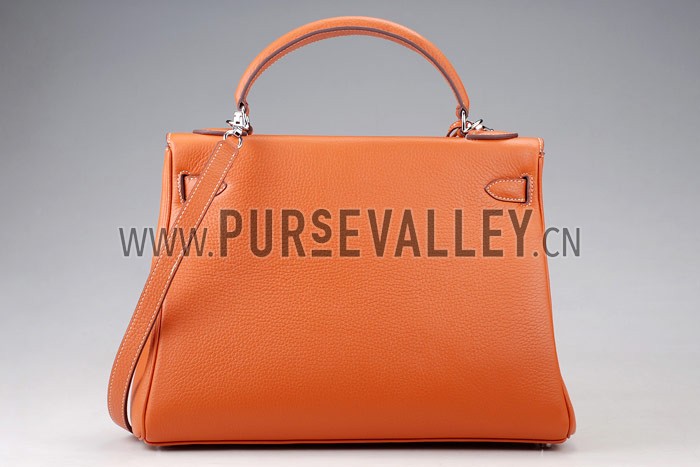 Hermes Kelly Small Orange-Brown Tan
