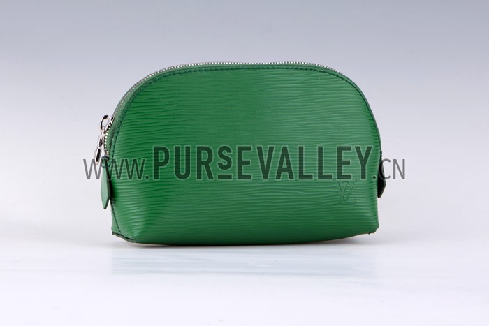 Louis Vuitton Epi Leather Cosmetic Case Green