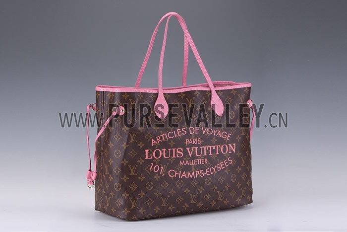 Louis Vuitton Monogram Neverfull GM Rose Velours