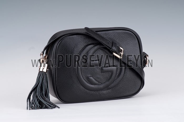 Gucci Soho Disco Shoulder Strap Bag Black