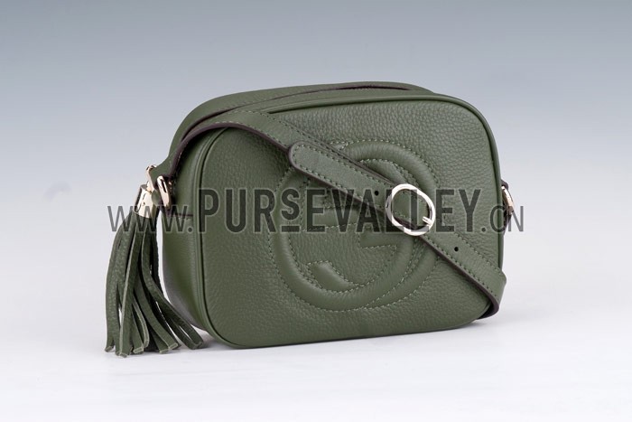 Gucci Soho Disco Shoulder Strap Bag Olive