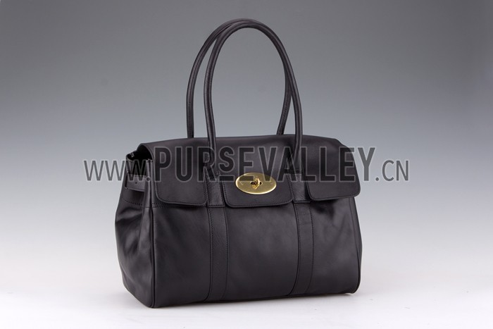 Mulberry Bayswater Cognac Leather Shoulder Bag