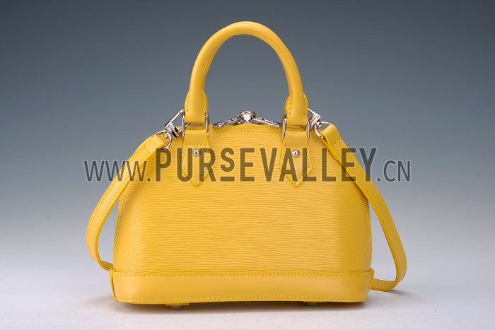 Louis Vuitton Alma PM Epi Leather Yellow