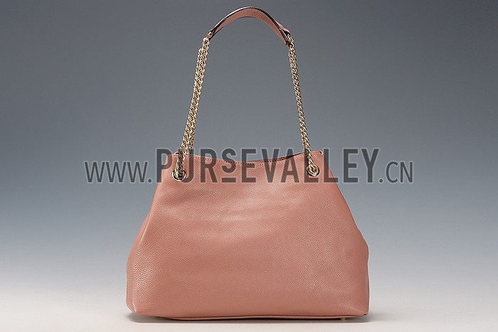 Gucci Soho Studded Shoulder Bag Light Pink