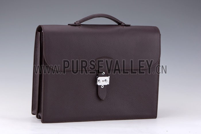 Hermes Sac a Depeche Brown