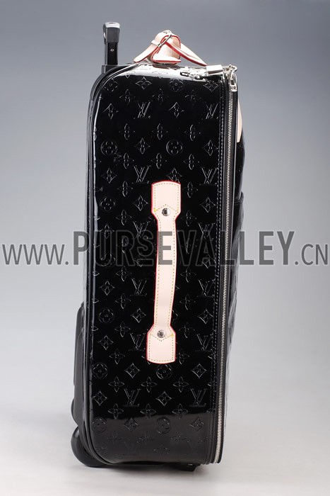 Louis Vuitton Black Vernis Pegase 55