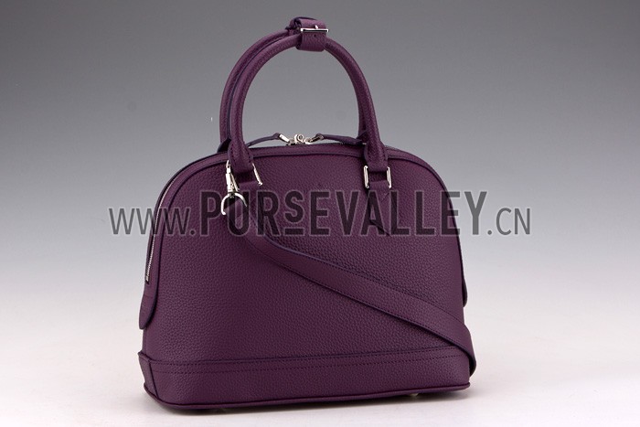 Louis Vuitton Alma in Taurillon Leather Purple MM