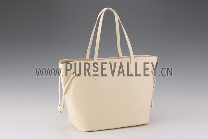 Louis Vuitton Neverfull MM Epi Leather Beige