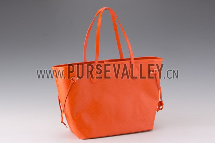 Louis Vuitton Neverfull MM Epi Leather Orange
