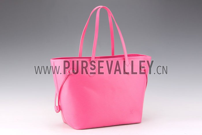 Louis Vuitton Neverfull MM Epi Leather Pink