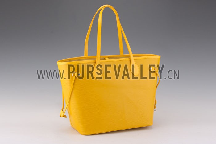 Louis Vuitton Neverfull MM Epi Leather Yellow