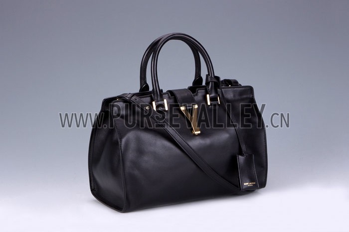 YSL Cabas Medium Doctors Bag Black