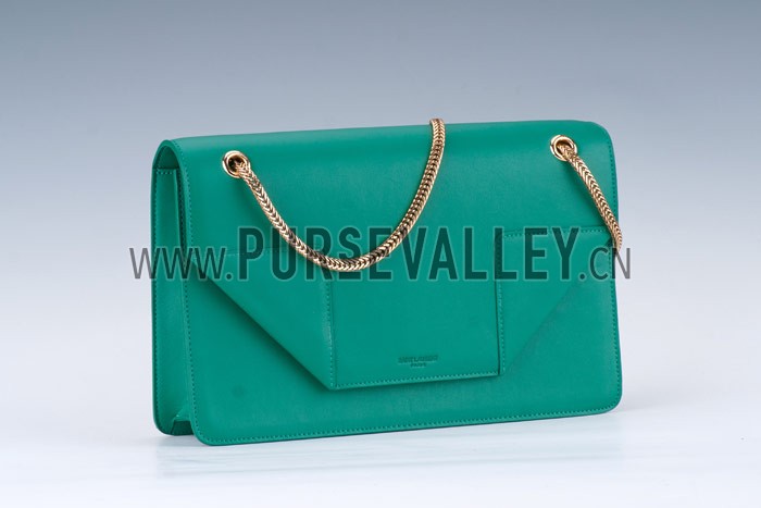 YSL Betty Medium Chain Shoulder Bag Green