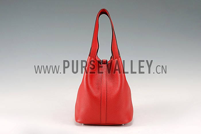 Hermes Picotin MM Red 607502
