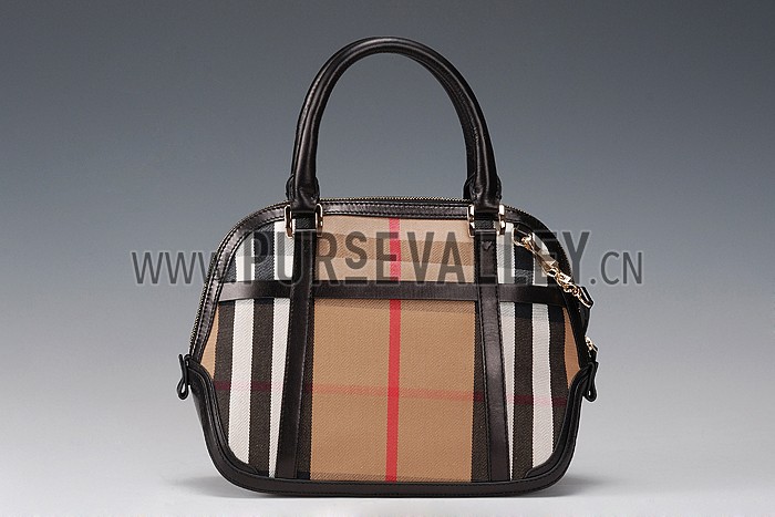 Burberry Small Orchard House Check Brown Ochre 607778