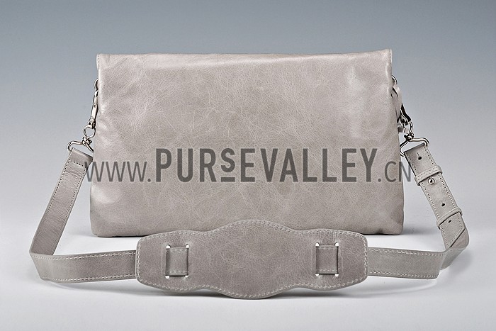 Balenciaga Giant 12 Envelope Clutch Argent Silver 607849