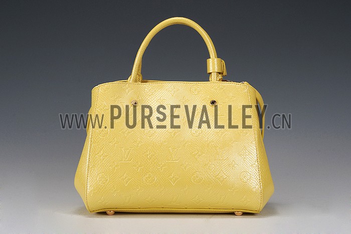 Louis Vuitton Montaigne Empreinte BB Citrine 607871