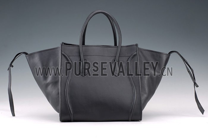 Celine Luggage Phantom Tote Black