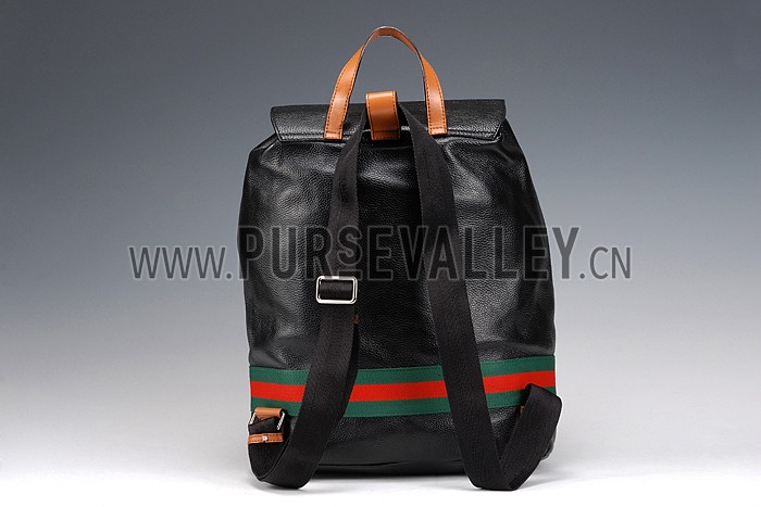 Gucci Web Backpack Black 607927