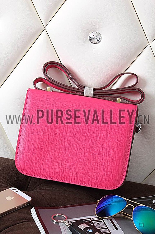 Hermes Constance Rose Tyrien With Gold Hardware 608115