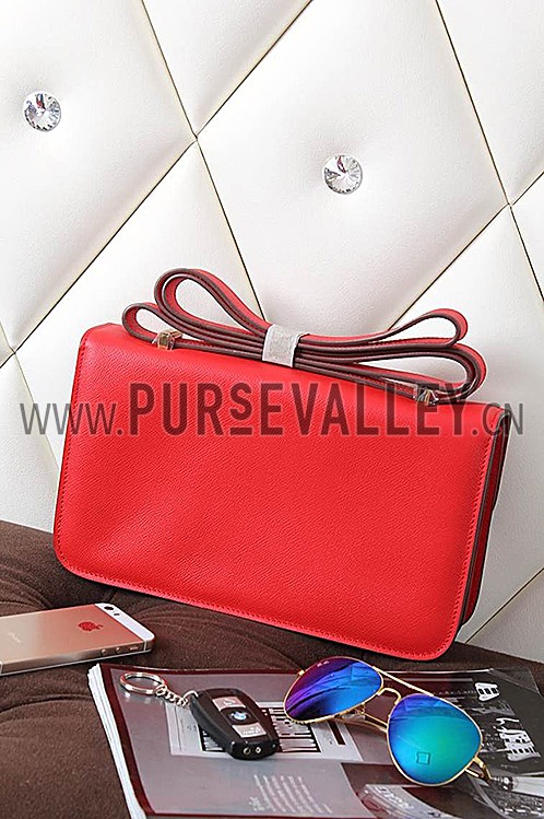 Hermes Constance Elan Red Vermillion 608127