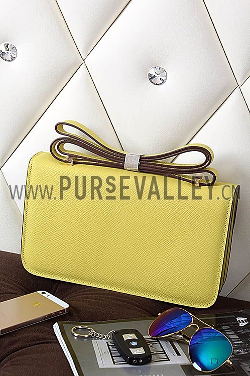 Hermes Constance Elan Yellow 608131